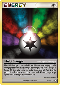 Energía Oscura, XY, Base de datos de cartas de JCC