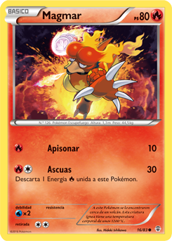 Los Pokémon traen cada líder del - Equipo Magmar EA./LP.