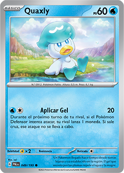 Jcc pokémon colecção paldea quaxly