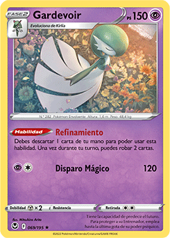 Carta Pokémon Gardevoir Radiante (s12a 055) de segunda mano por 1 EUR en  Madrid en WALLAPOP