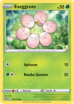 ◓ Pokédex Completa: Exeggcute (Pokémon) Nº 102