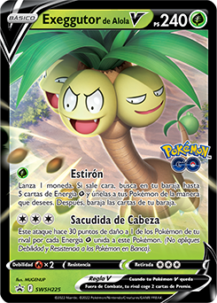 Jcc pokémon exeggutor de alola em 