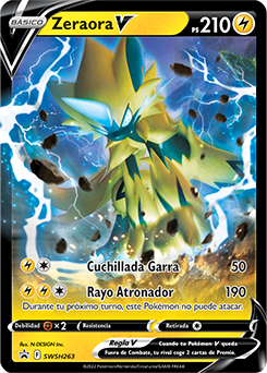 X 上的 Cartas Pokémon：「Cartas en español de Zeraora GX y Montaña Trueno de  Truenos Perdidos.  / X