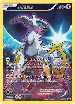 tarjeta de pokemon arceus