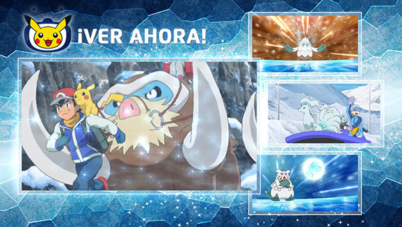 Ash Se Enfrenta A La Nieve Y A Pokemon De Tipo Hielo En Episodios Disponibles En Tv Pokemon Pokemon Es