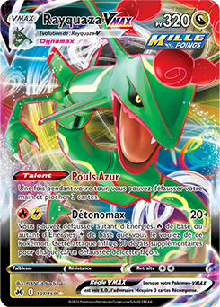Rayquaza VMAX | Zénith Suprême | Encyclopédie des cartes du JCC | www ...