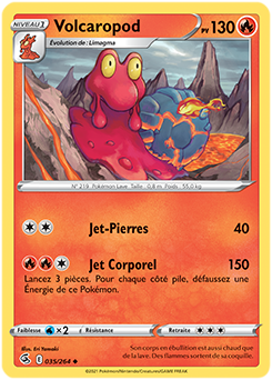 Volcaropod-xy-pokemon card 21/146 french-new 