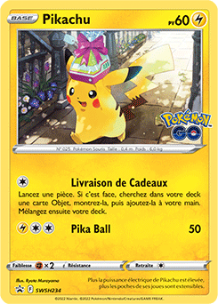 La carte promotionnelle Pikachu pour les tournois du JCC Pokémon