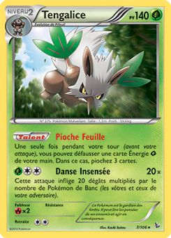 Promo XY23 Tengalice Holo Carte Pokemon Française 