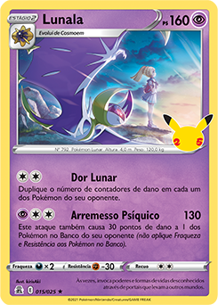 Lunala, Celebrações, Banco de Dados de Cards do Estampas Ilustradas