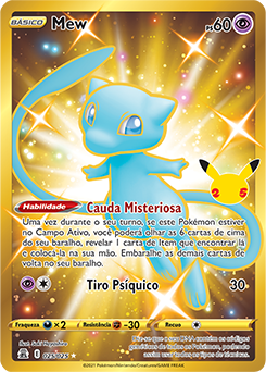 Carta Pokémon Mew Vmax Lendário Golpe Fusão