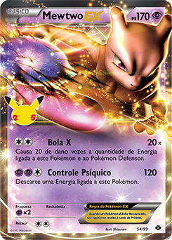 Mewtwo - Carta Pokémon, Convite Digital