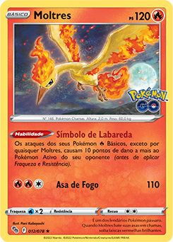 Carta Pokemon Lendarios