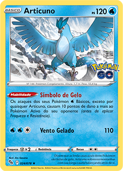 Articuno, Pokémon GO do Pokémon Estampas Ilustradas, Banco de Dados de  Cards do Estampas Ilustradas