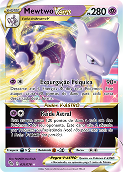 Jogo de Cartas Pokémon Go Mewtwo-V Fr (Idade Mínima Recomendada: 6 Anos)