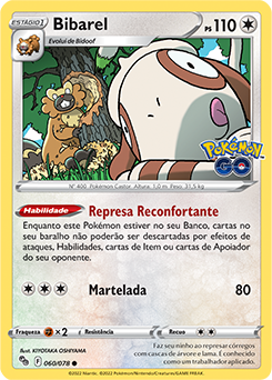 Pokémon TCG Online - Exemplos de cartas: Estádio, Item e Apoiador.