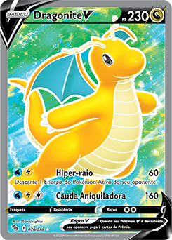 Dragonite V-ASTRO  Pokémon GO do Pokémon Estampas Ilustradas