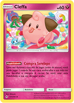 Carta Pokémon Lendária Da Coleção Celebrações Cleffa