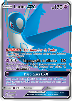 Kit Carta Pokémon Lendários Latias E Latios Golpe Fusão