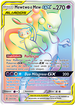 Carta Pokémon Mewtwo e Mew Gx Aliados (sm191) | Item de Papelaria Pokémon  Usado 83308911 | enjoei