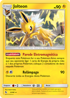 Jolteon, 151, Banco de Dados de Cards do Estampas Ilustradas