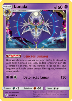 Lunala, Celebrações, Banco de Dados de Cards do Estampas Ilustradas