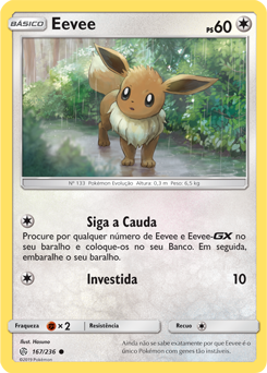 Eevee, Destinos Brilhantes, Banco de Dados de Cards do Estampas  Ilustradas