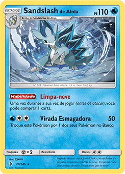 Sandslash de Alola, Ultraprisma, Banco de Dados de Cards do Estampas  Ilustradas