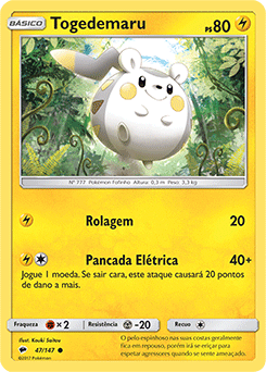 Togedemaru, Eclipse Cósmico, Banco de Dados de Cards do Estampas  Ilustradas