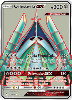 PokéLendas - Celesteela, o Pokémon Lançamento, é um Pokémon do tipo  Aço/Voador. E uma Ubs (Ultra Beasts) considerado um pokemon Lendário. DADOS  ° Nome: Celesteela ° Tipo: Aço/Voador ° Especie: Pokemon Lançamento °