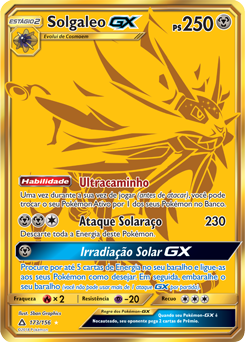 Carta Pokémon Lendário Solgaleo Guardiões Ascendentes