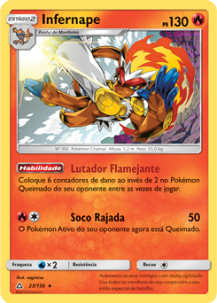 Cartas TCG Pokémon tipo lutador