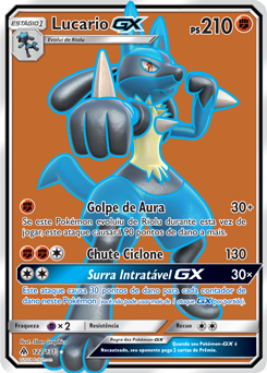 Lucario, Sombras Ardentes, Banco de Dados de Cards do Estampas Ilustradas