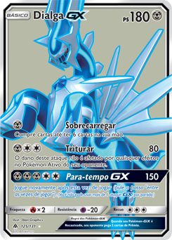 Carta Pokémon Lendário Dialga Original Holográfica