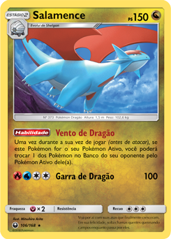 Pokémon TCG: Salamence GX (44/70) - SM7.5 Dragões Soberanos