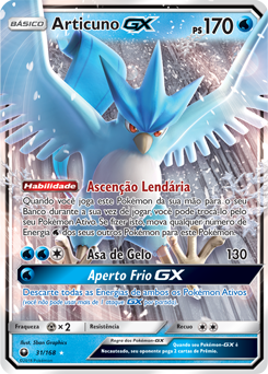 Carta Lendaria Pokemon