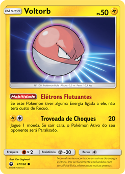 Pokémon Vermelho e Azul Línia evolutiva de Voltorb Electrode