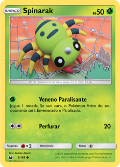 Spinarak, Pokémon GO do Pokémon Estampas Ilustradas, Banco de Dados de  Cards do Estampas Ilustradas