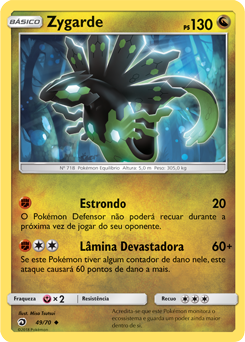 carta pokémon zygarde gx rara - Comprar Cartas Colecionáveis