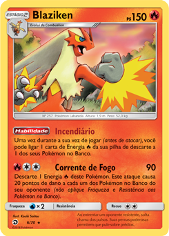 Blaziken, Dragões Soberanos, Banco de Dados de Cards do Estampas  Ilustradas