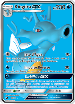 Pokémon Tcg: Kingdra Gx (18/70) - Sm7.5 Dragões Soberanos em Promoção na  Americanas