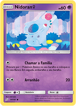 Nidoran♀, 151, Banco de Dados de Cards do Estampas Ilustradas