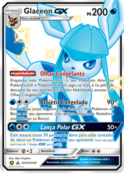 Carta Pokémon Glaceon Vmax Rainbow Céus Em Evolução