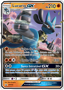 Mega lucario cartinha pokemon