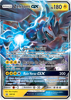 Carta Pokémon Lendário Zekrom Dragões Soberanos