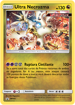 Carta Pokémon Lendário Necrozma GX Sombras Ardentes