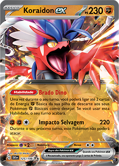 Pokémon Blast News on X: As cartas ex estão de volta na 9ª Geração! As  primeiras cartas de Miraidon ex e Koraidon ex são reveladas: #PokemonTCG  #PokemonWorlds #PokemonWorlds2022  / X