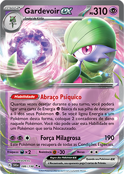 Gardevoir, Trovões Perdidos, Banco de Dados de Cards do Estampas  Ilustradas