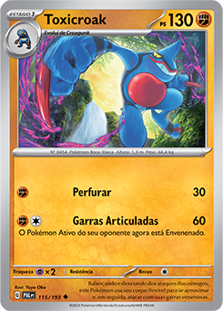 Croagunk, Evoluções em Paldea, Banco de Dados de Cards do Estampas  Ilustradas