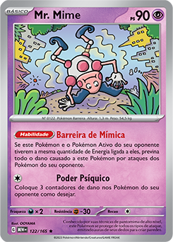 Mr. Mime, 151, Banco de Dados de Cards do Estampas Ilustradas